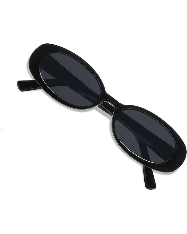 VANLINKER Polarized Retro Oval Sunglasses for Women and Men Small 90s Style VL9580 | Amazon (US)