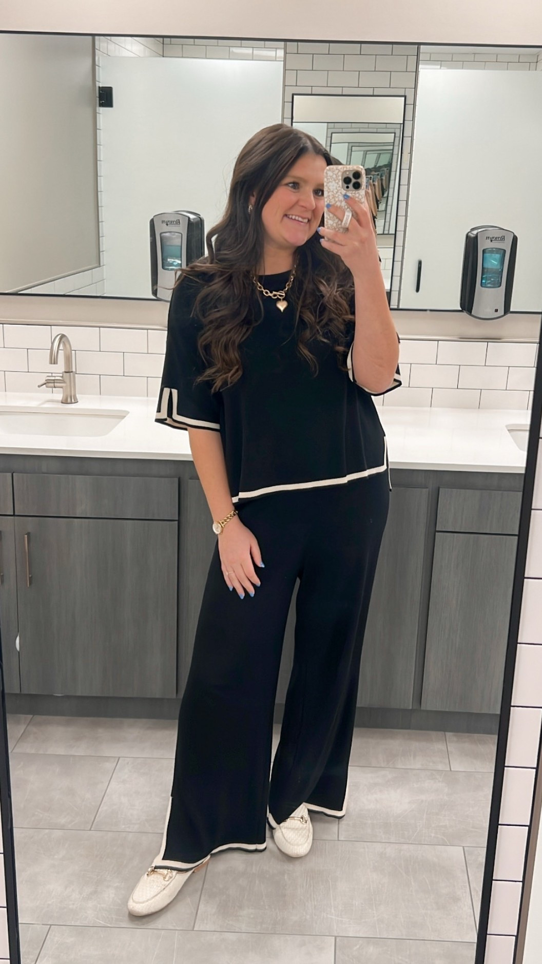 Comfiest matching set ever and looks so elevated!! Giving luxury for less. Wearing true size medium in the set! Linked studded polka dot flats from my reel here as well. Exact & similar!

Comfy outfit / comfy work outfit / work outfit / mom work outfit / comfy workwear / mom workwear / comfy matching set / matching set / work friendly / mom friendly / post party in friendly / bump friendly / maternity outfit / pregnancy outfit / post Partum outfit / fall outfit / Summer to fall transition / look for less / matching set / Amazon matching set / Amazon outfit / comfy set / matching set / work outfit / office outfit / corporate outfit / business casual workwear / teacher outfit / travel outfit / travel set / airport outfit / lounge set / comfy but cute / comfy but elevated / mom outfit / mom style / gucci dupe / going home outfit / hospital outfit / luxury for less / work shoes / studded flats / polka dot shoes

#LTKootd #LTKmomlife #LTKWorkwear