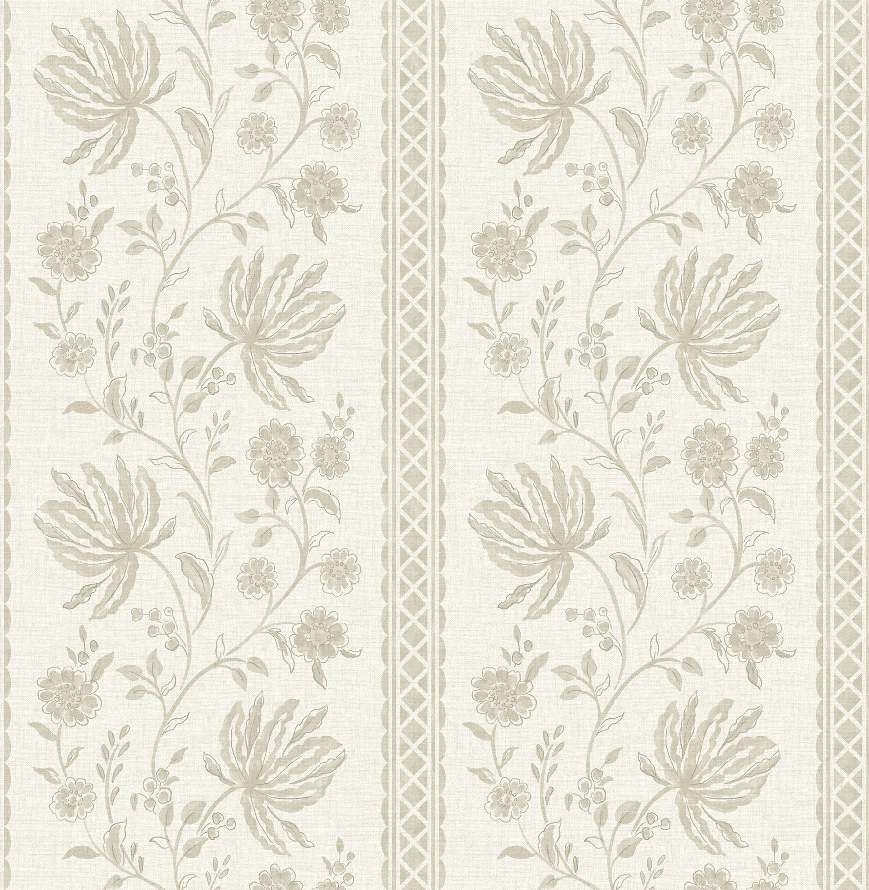 Edgemoor Jacobean Stripe Wallpaper | Wayfair North America