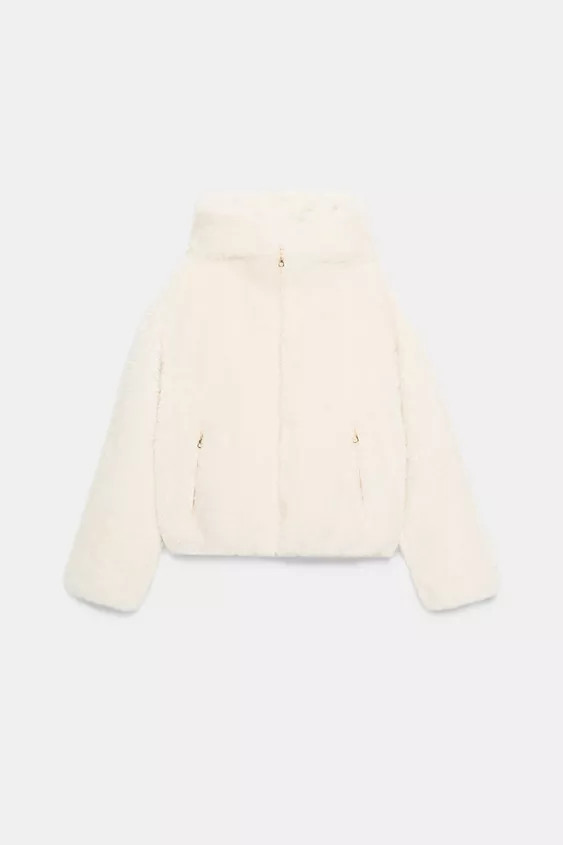 SHEARLING BOMBER JACKET WITH THERMAL INSULATION | Zara UK