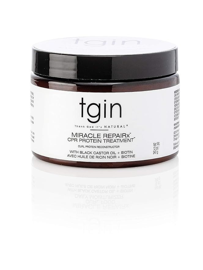 tgin Miracle Repairx Curl Protein Reconstructor (CPR) For Heat Damaged Hair - Restore - Protect -... | Amazon (US)