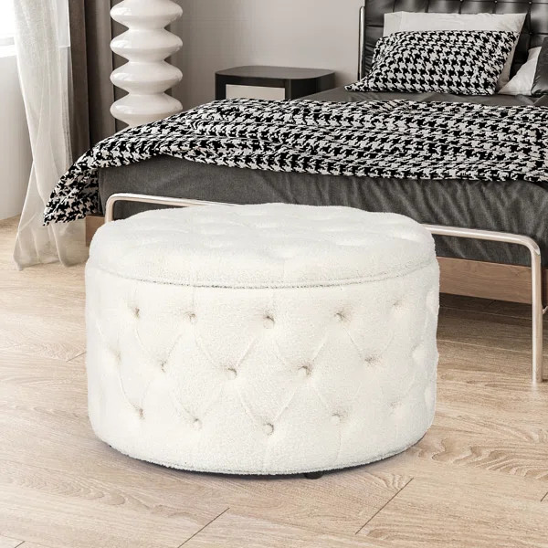 Upholstered Storage Ottoman | Wayfair North America