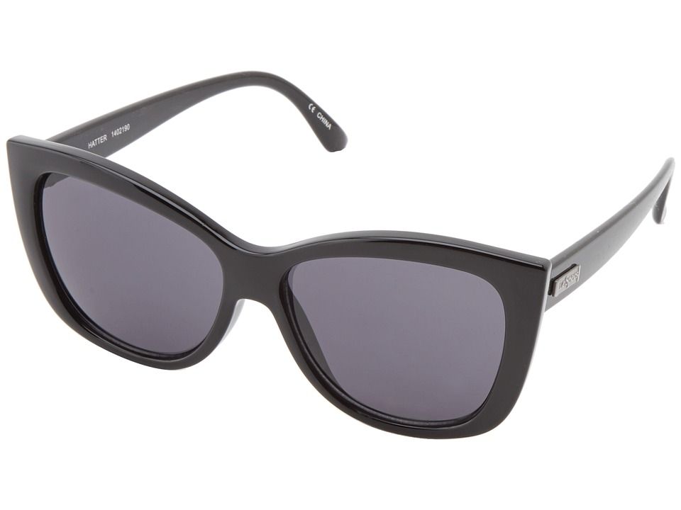 Le Specs - Hatter (Black) Fashion Sunglasses | Zappos