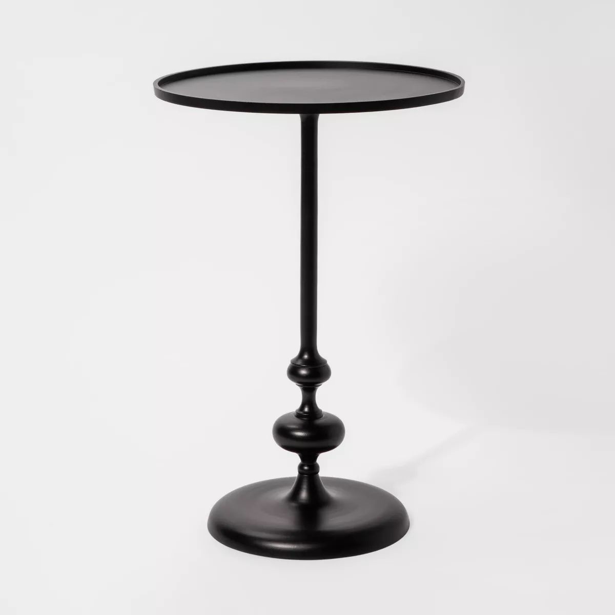 Londonberry Turned Metal Accent Table Black - Threshold™ | Target