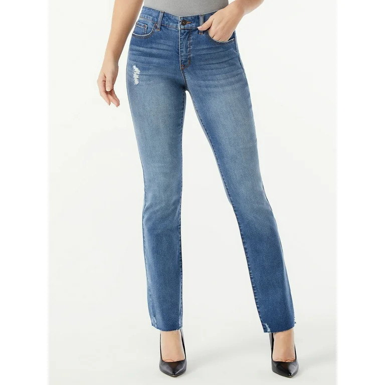 Sofia Jeans Women's Aura High Rise Kick Bootcut Jeans | Walmart (US)