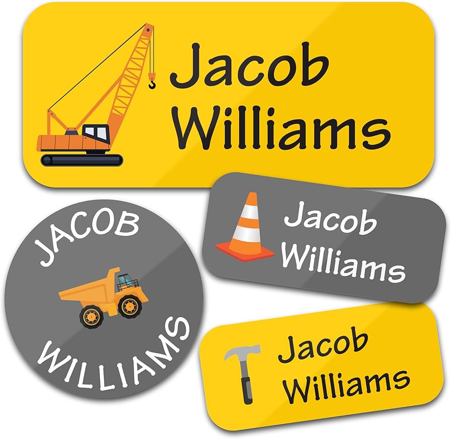 Personalized Daycare Name Labels (130 Labels) - Custom Waterproof Name Stickers for Clothing Tags... | Amazon (US)