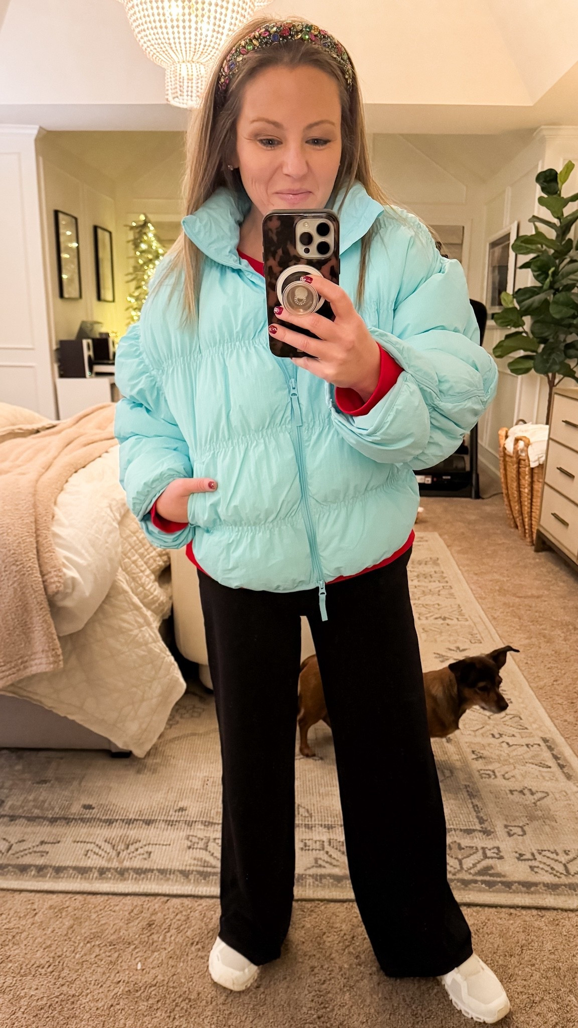 This aqua blue puffer jacket is so warm, even though it is so light weight. It’s also available in pin, red and yellow and the price is definitely right! ladies jacket casual jacket puffer coat winter wear casual outfit winter outfit 

#LTKSeasonal #LTKFindsUnder50 #LTKGiftGuide