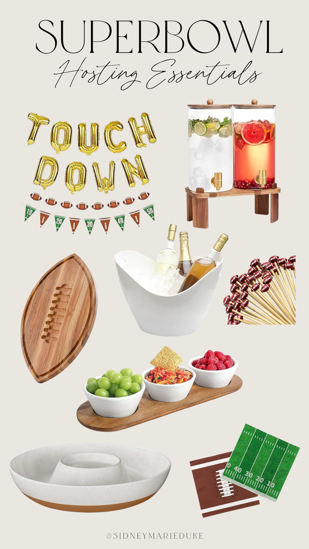  If you’re hosting any parties for the big game, I’ve got you covered on the essentials 🏈💚

 