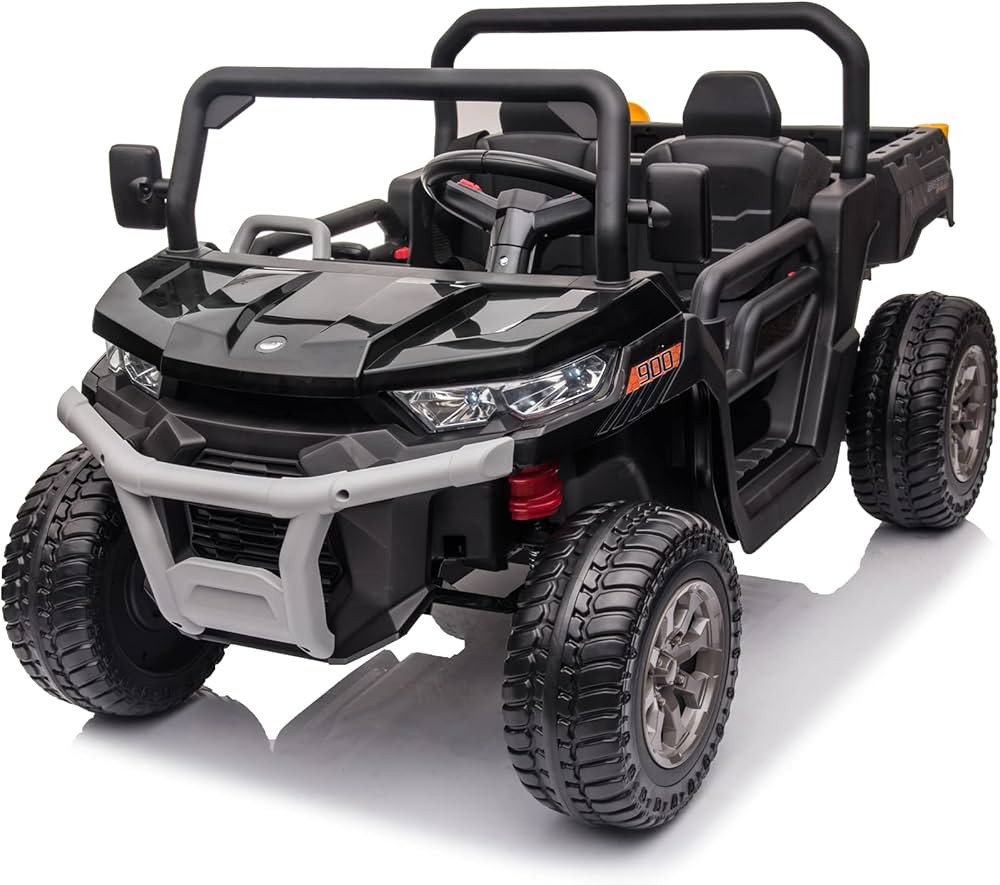 Sopbost 24V Ride On Truck Car UTV Dump Bed/Shovel 2 Seater, 2x200W Motor Remote Control Electric ... | Amazon (US)