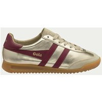 Gola Women's Torpedo Glimmer Leather Metallic Trainers - 6 - Gold Mix, Gold Mix,Gold | Marks & Spencer (UK)