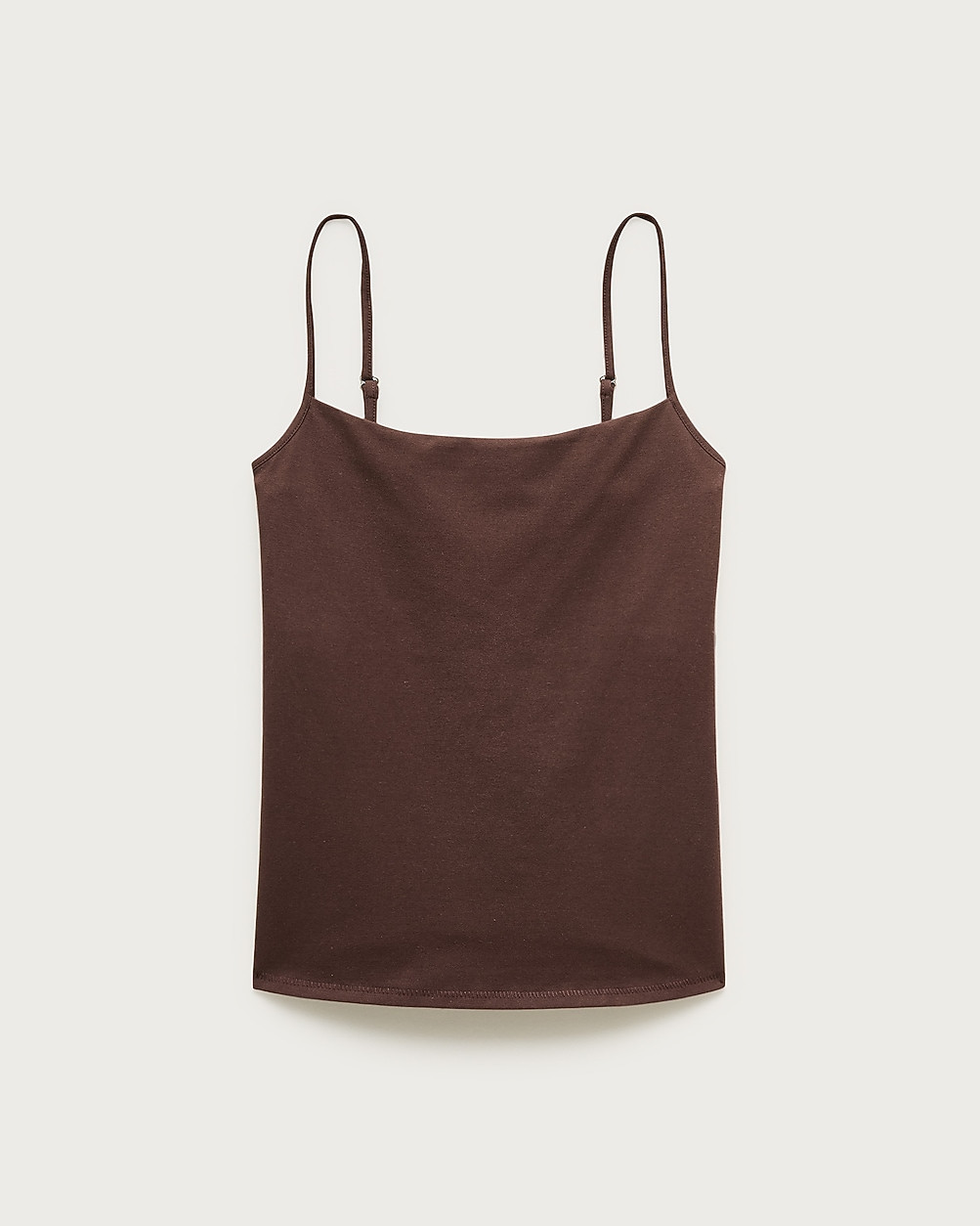 Stretch cotton shelf-bra tank top | J. Crew US