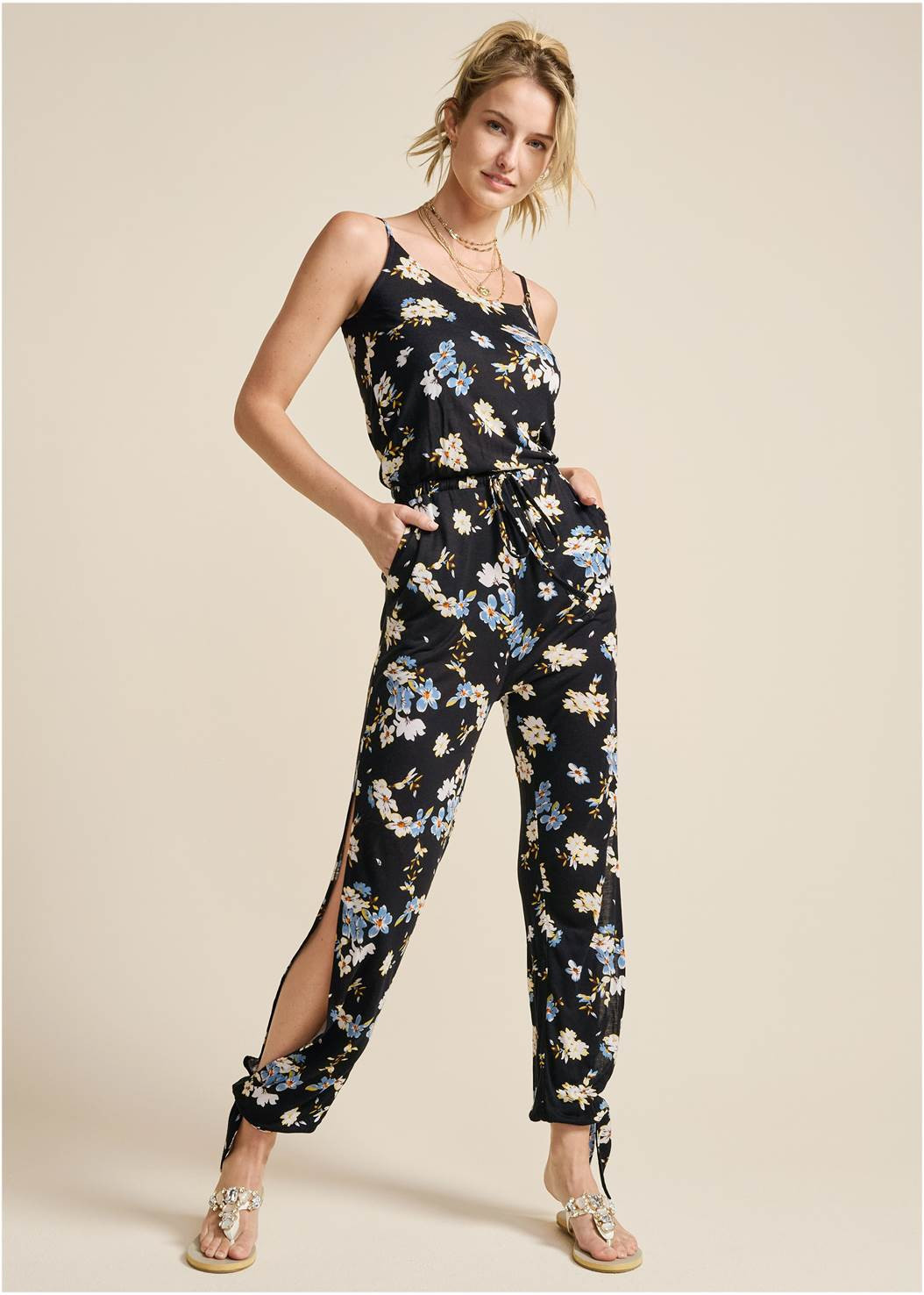 Slit Detail Jumpsuit | VENUS