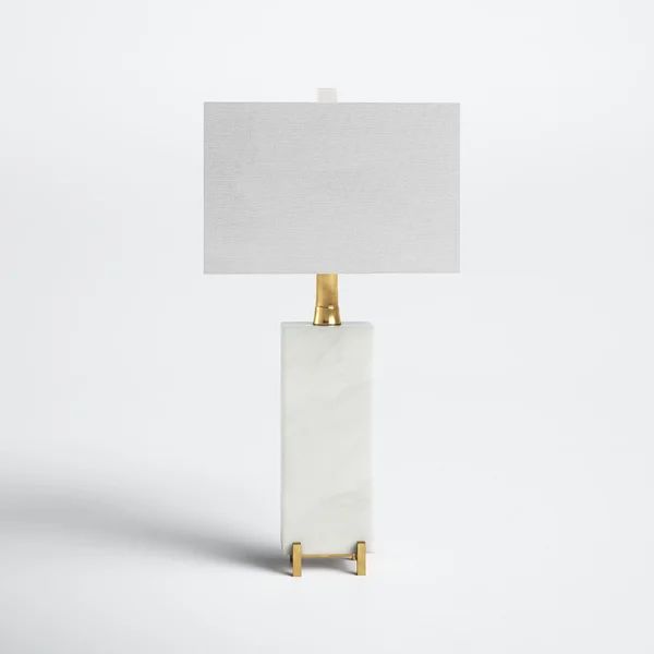 29.5" White/Brass Gold Table Lamp | Wayfair North America