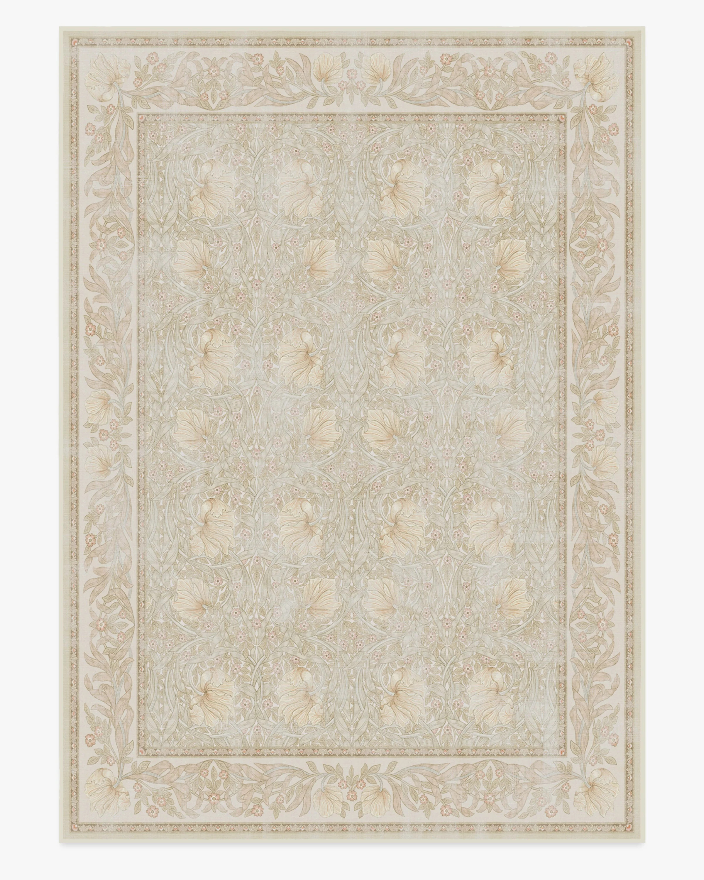 Pimpernel Vintage Blush Flatwoven Rug by Morris & Co. | Ruggable