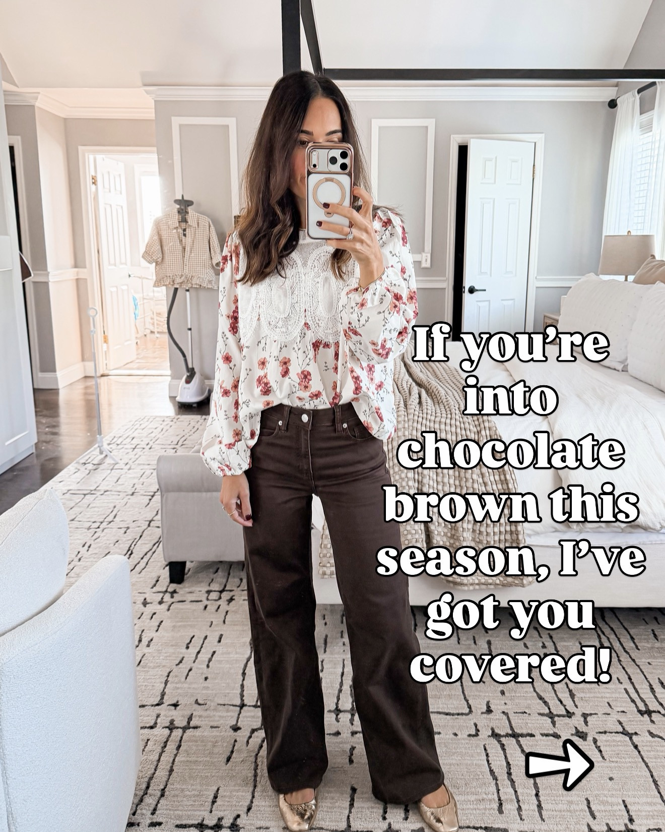 💬Comment BROWN and I’ll send you all the links!
Chocolate brown everything 🤎 From cardigans and corduroys to wide-leg jeans and sweater tees — it’s the color I can’t stop wearing this season! So flattering, easy to style, and perfect for Thanksgiving or any cozy fall day 🍂

🔗



#LTKGiftGuide #LTKSeasonal #LTKHoliday