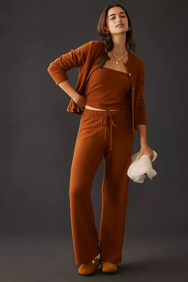 Donni Wide-Leg Sweater Pants | Anthropologie (US)