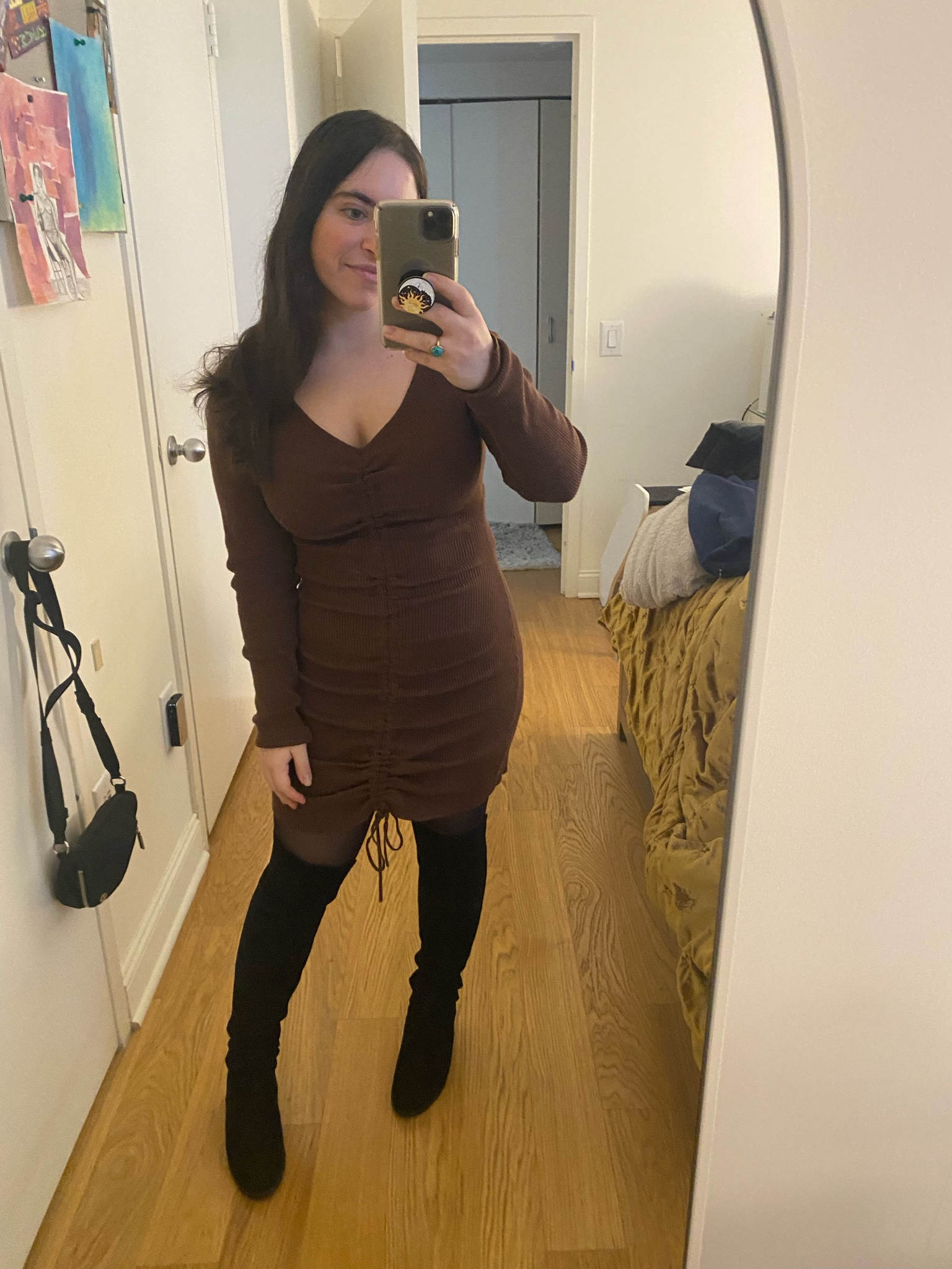 Chocolate brown long sleeve dress … currently available in black. I wear a medium in it and 1/2 size up in the boots 💃🏻
•
•

cutout booties | white ankle booties | fall booties | open toe booties | wedding booties | western booties | high heel booties | womens composite work boots | short cowboy boots womens | cheap cowboy boots womens | bottega boots womens | womens cowboy boots | womens square toe boots | womens black work boots | womens motorcycle boots | womens safety boots | womens cowgirl boots | barn boots womens | arias boots | best womens hiking boots | airier womens boots | Summer booties | spring booties | crochet booties | open toe booties | black open toe booties | peep toe booties | womens snow shoes | white cowboy booties | cow print booties

#LTKstyletip #LTKshoecrush #LTKfindsunder100