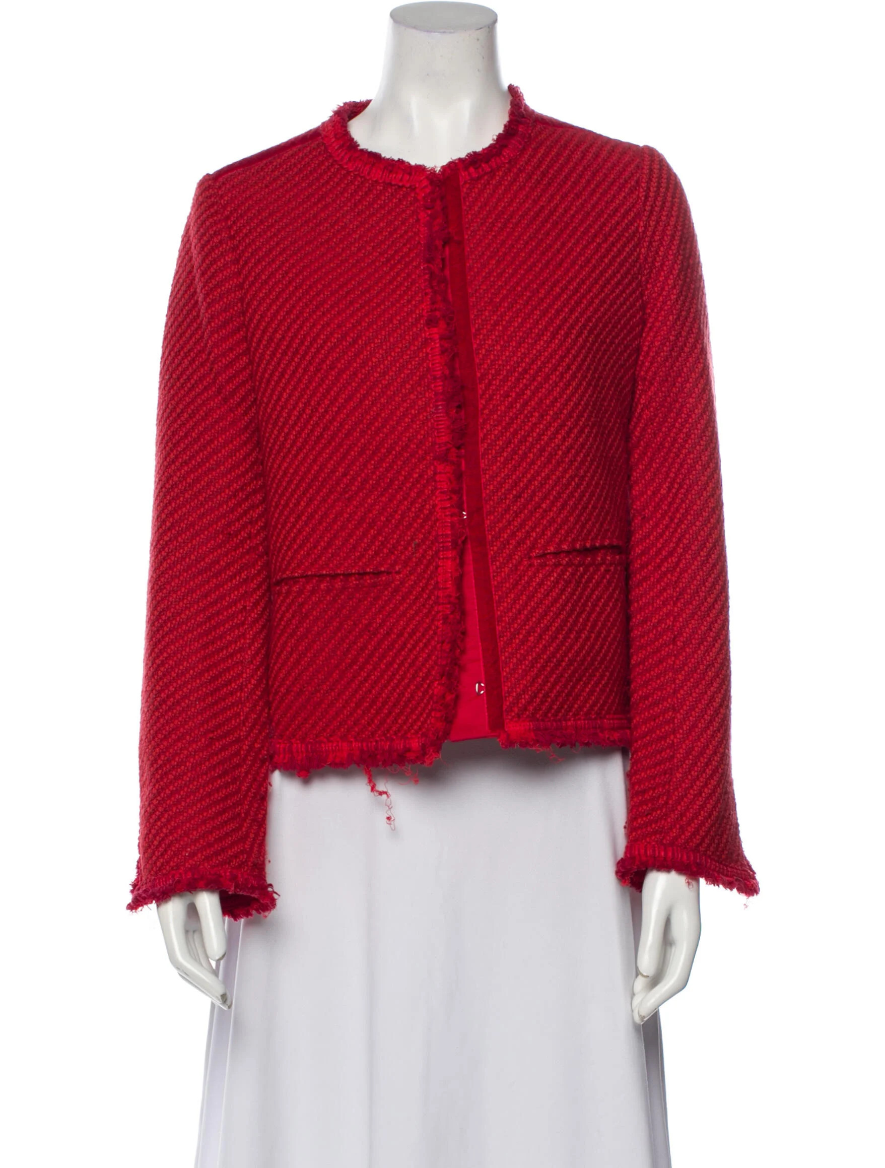 Tweed Pattern Evening Jacket | The RealReal