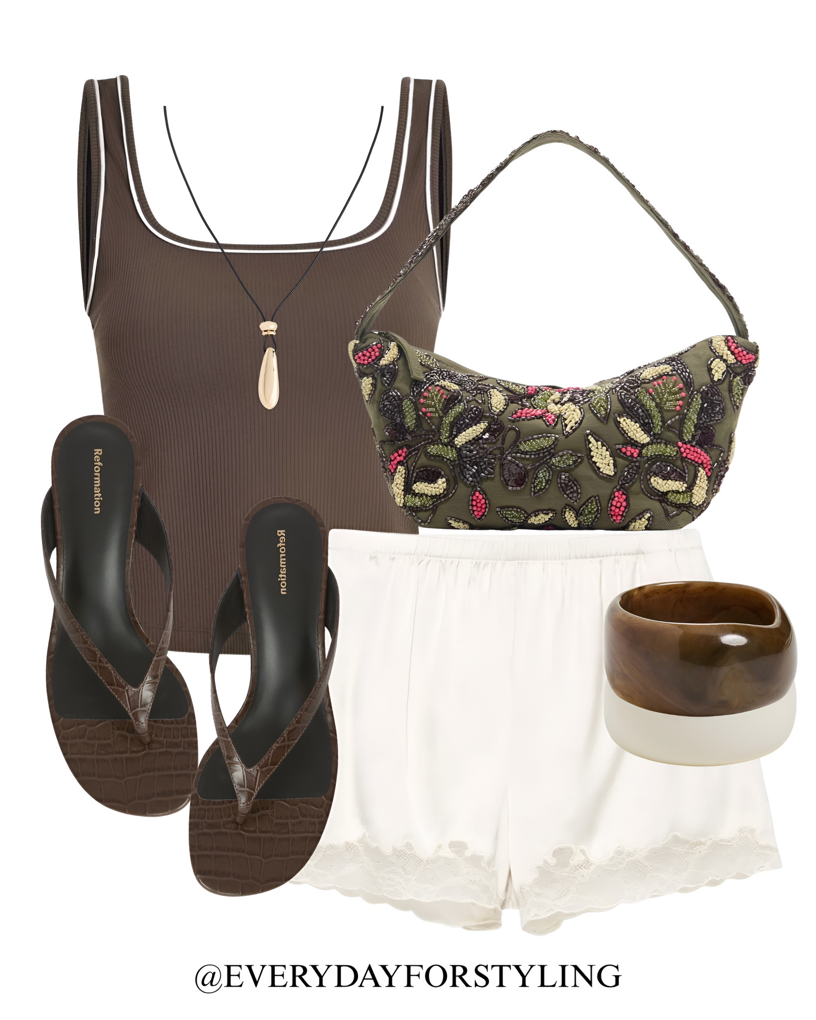 EFFORTLESS VACATION OUTFIT 🏖️

satin shorts outfit ideas, varley tank top, satin shorts, viral shorts, lace shorts, affordable lace shorts, bangle set, summer vacation outfit women, resort wear outfits 2026, effortless chic outfits women, minimal summer outfits, neutral outfit inspo women, beach holiday outfits women, classy casual summer outfits, elevated basics summer, soft luxury outfits women, warm tone outfit ideas, simple chic outfits women, travel outfit ideas summer, european summer outfit inspo, everyday elegant outfits, vacation capsule wardrobe women, relaxed luxury style outfits, neutral summer outfit ideas, minimal aesthetic outfits women, casual resort outfit ideas, everydayforstyling

#resortwearstyle, #effortlesschicstyle, #softluxuryaesthetic, #vacationoutfitinspo, #minimalstyleedit

#LTKootd #LTKTravel #LTKSeasonal