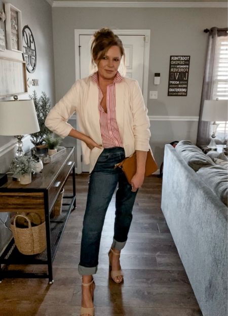 Blazer outfit with girlfriend jeans. Check out Kohl’s Black Friday Sale! So many good deals!!

Black Friday, business casual, fall outfit, jeans, shoes, handbag, sale, deals, casual chic outfit, gifts for her, kohls

#LTKover40 #LTKfindsunder50 #LTKsalealert