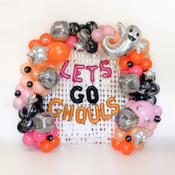 Halloween Bachelorette Party Halloween Balloon Garland Lets Go - Etsy | Etsy (US)
