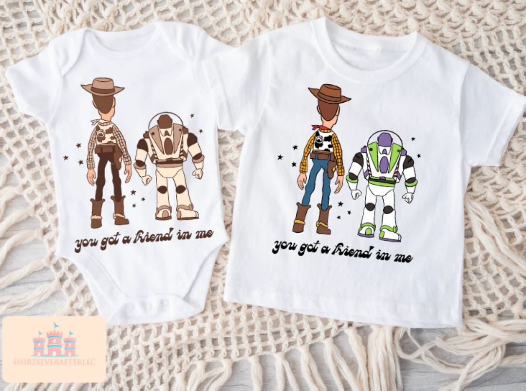You've Got A Friend in Me Shirt, Retro Vintage Toy Story Shirt, Retro Checkered Disney Shirt, Dis... | Etsy (US)