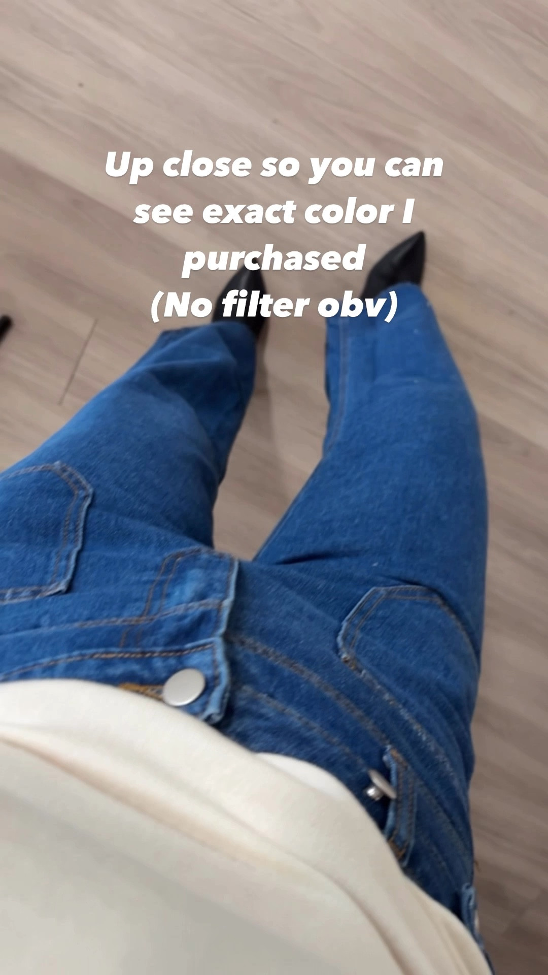 Looked nothing like the website description but I’m here for this beautiful pair 🥰🥰🥰🥰

I’m wearing size 6 I’m 140 lbs and 5’7.  Linked exact wash and exact denim 

#LTKCyberWeek #LTKFindsUnder50 #LTKSeasonal