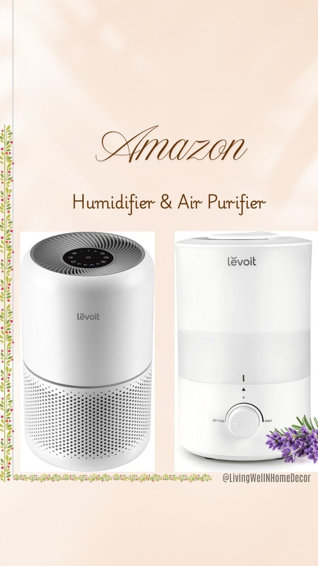 Winter ushers in our favorite holidays as well as dry , stale air. Fix that with air humidifier & purifier found on Amazon Top Sellers. 

#LTKHome #LTKFindsUnder100 #LTKGiftGuide