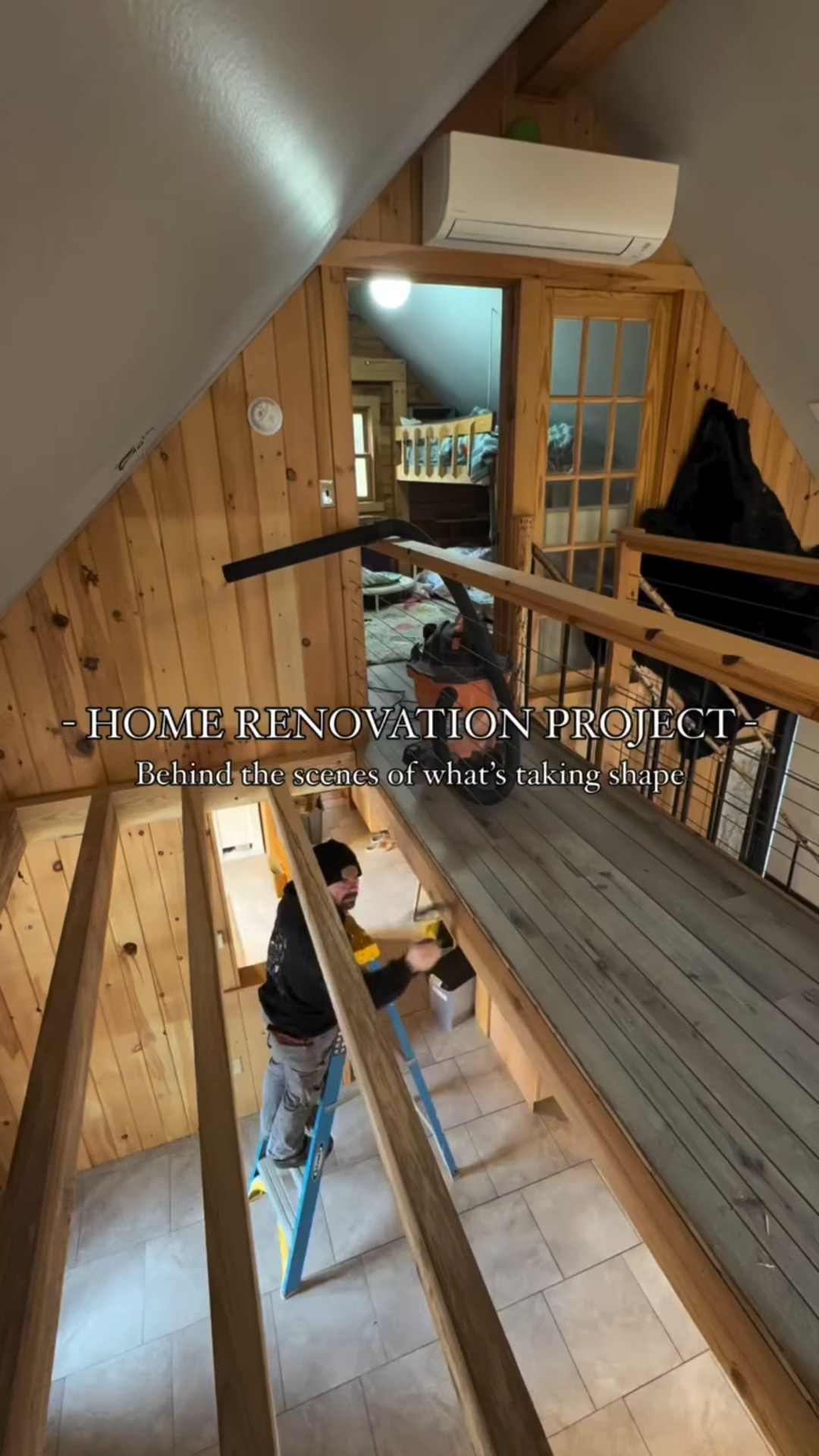 It’s been a minute since I shared an update on what we having going on at the cabin.

As you know if you’ve been around awhile, my kids all share one bedroom. We love our cabin and have done so well adapting to the space we have (even as our family has continued to grow), but we are so ready for this next step. 

Right now we have one main bedroom and a secondary “bedroom” or play space connected by this catwalk. Filling in the space beside the catwalk to create more floor space is the first step to creating another bedroom up here. Once the floors are in, we will be putting on dormers along the front to gain straight walls as opposed to the A-frame we have had until now. 

This change is only going to get us about 150-ish square feet, but my goodness is it worth it! So many more options for storage, organization, and just space to LIVE! 

Every detail is planned with purpose to make the space work for our family... not just today, but years from now. It is not fast, and it is not always pretty in progress, but it is ours.

Can’t wait to share more as things keep moving forward.

#OurHomeProject #DesignBuildLife #RealHomeDesign  #RenovationInProgress #HomeRenovation #FamilyFocusedDesign