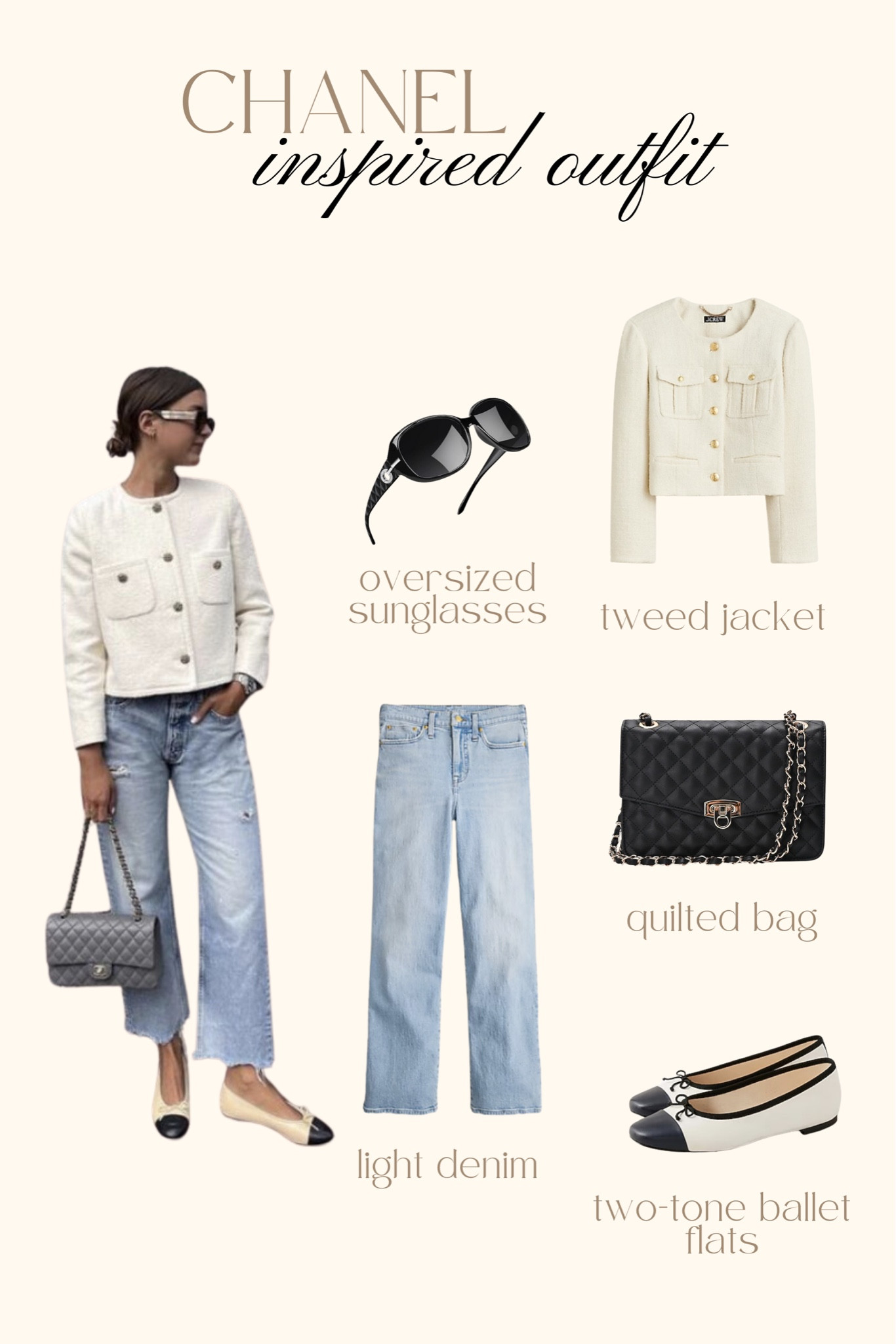 Who says fashion needs to be expensive?

Rock the luxury-chic vibe with this Chanel inspired outfit without breaking the bank.

#LTKstyletip #LTKover40 #LTKtravel