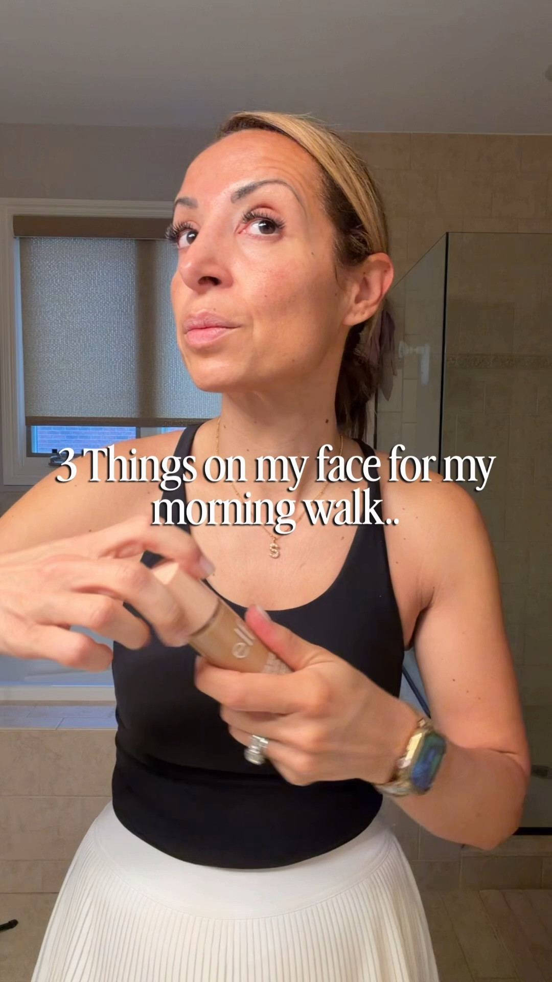 My minimal morning walk makeup look ✨  

I mix my SPF 50 with e.l.f. Halo Glow for a glowy skin tint… then add my Clarins lip stain and I’m out the door.  

Easy, fresh, and realistic for busy mornings

#LTKmorningroutine #LTKdayinmylife #LTKgrwm