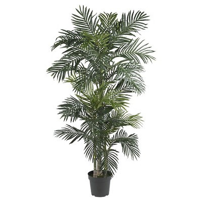 Nearly Natural 6.5' Golden Cane Palm Silk Tree | Target