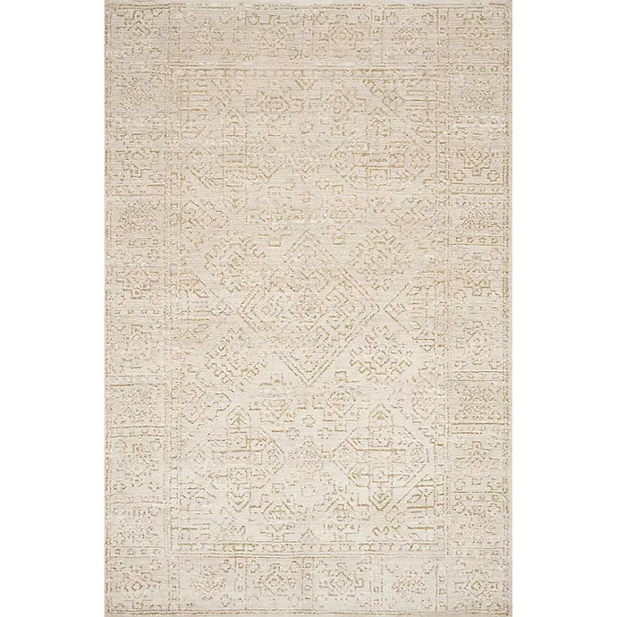 Magnolia Home By Joanna Gaines Lotus 7'9 x 9'9 Area Rug in Ivory/Cream | Bed Bath & Beyond