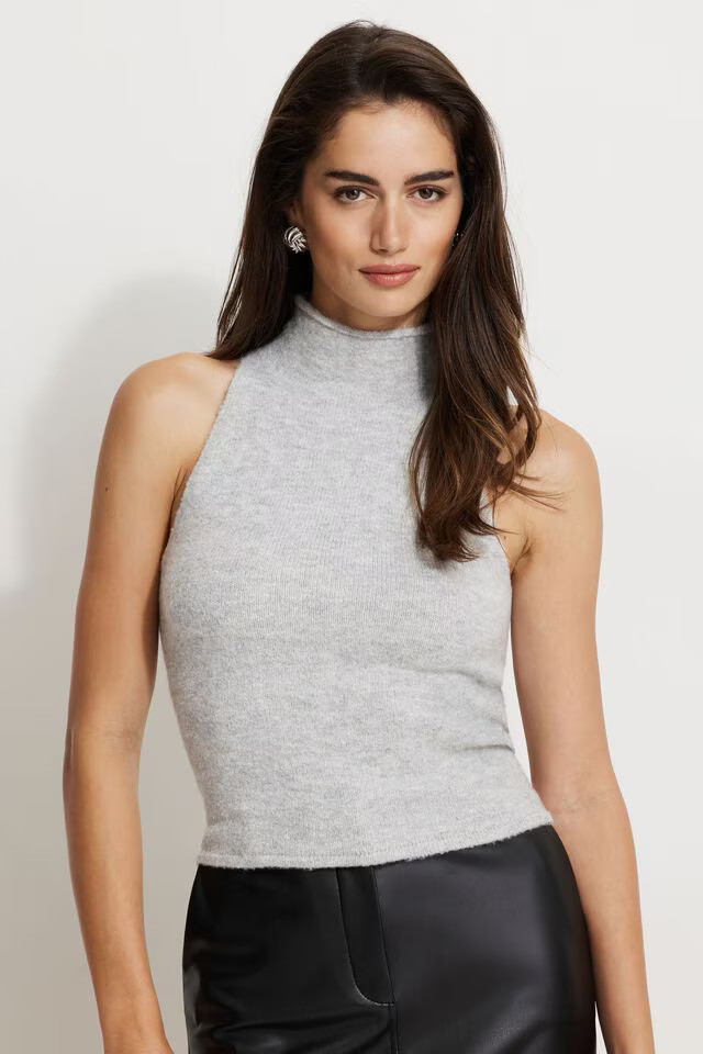 Heavenlyarn™ Mock Neck Tank Top | Dynamite Clothing