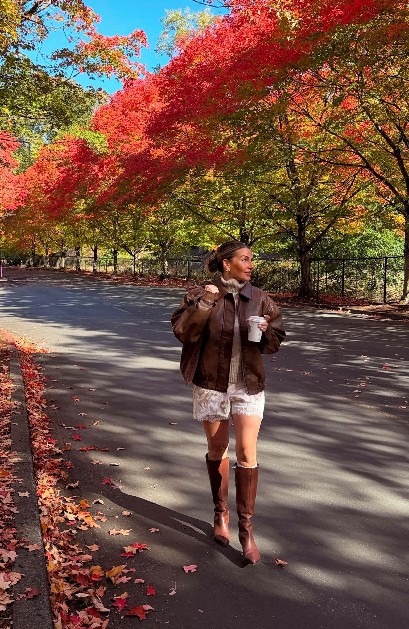 Perfect fall transition outfit love all the browns!! 

#LTKSeasonal #LTKItBag #LTKStyleTip