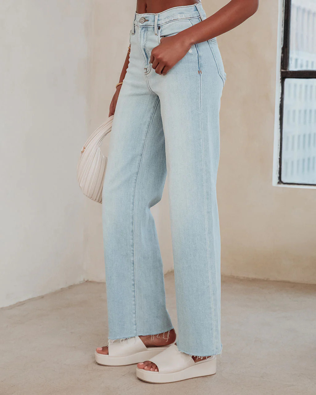 Logan High Rise Stretch Relaxed Jeans | VICI