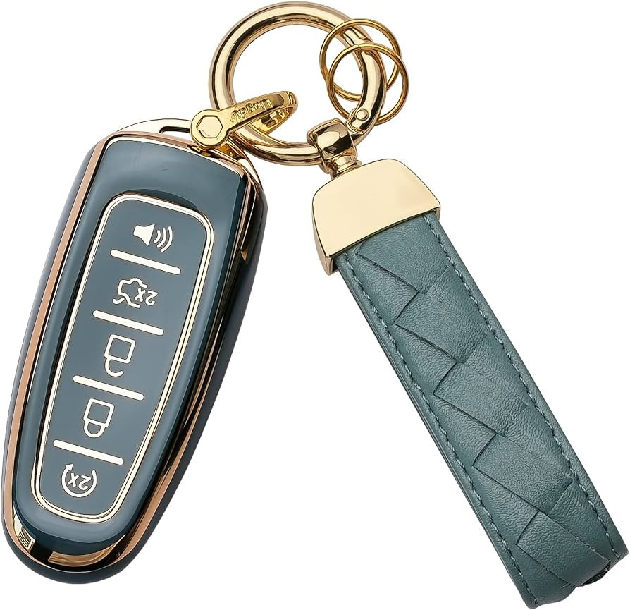 for Ford Key Fob Cover Keychain Fit for CMAX Escape Focus Edge Expedition Explorer Flex Taurus Sm... | Amazon (US)