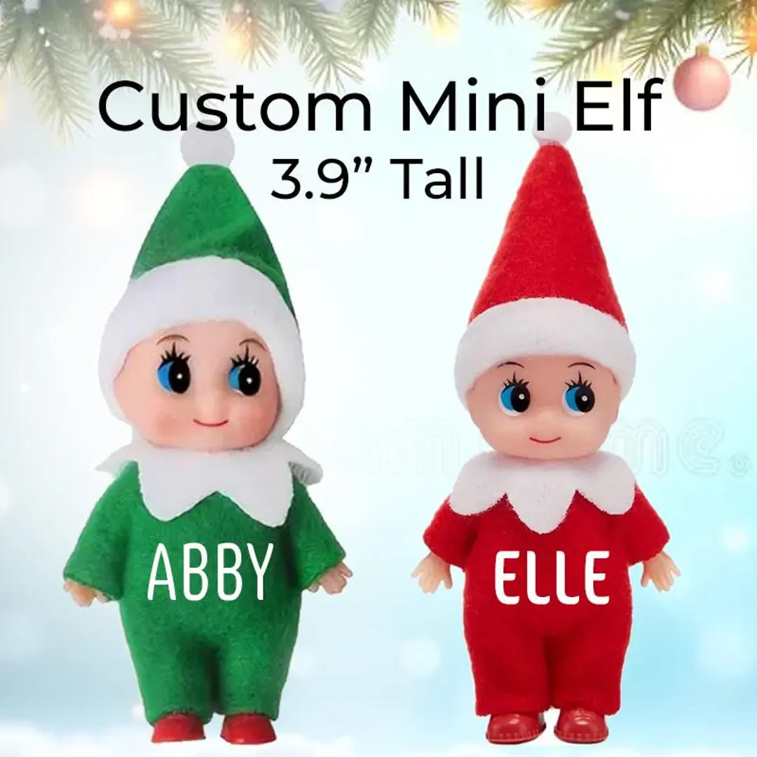 Hide a Baby Elf: Personal Name, 6 Colors - Christmas Keepsake for Kids - Etsy | Etsy (US)