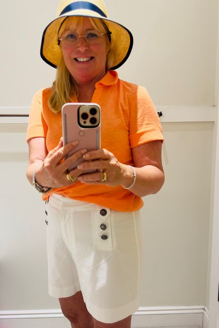 I did not think these shorts would be flattery. When I put them on I loved them! The shirt is so soft! Vacation Outfit, Summer Outfit  

#LTKtravel #LTKover40 #LTKSeasonal