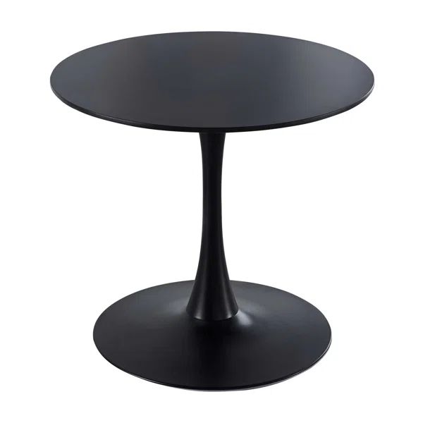 Hannahmae 31.49'' Iron Pedestal Dining Table | Wayfair North America