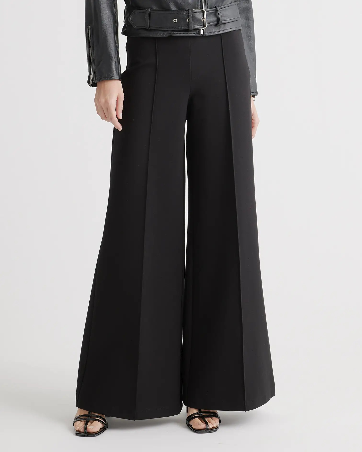 Ultra-Stretch Ponte Super Wide Leg Pants | Quince