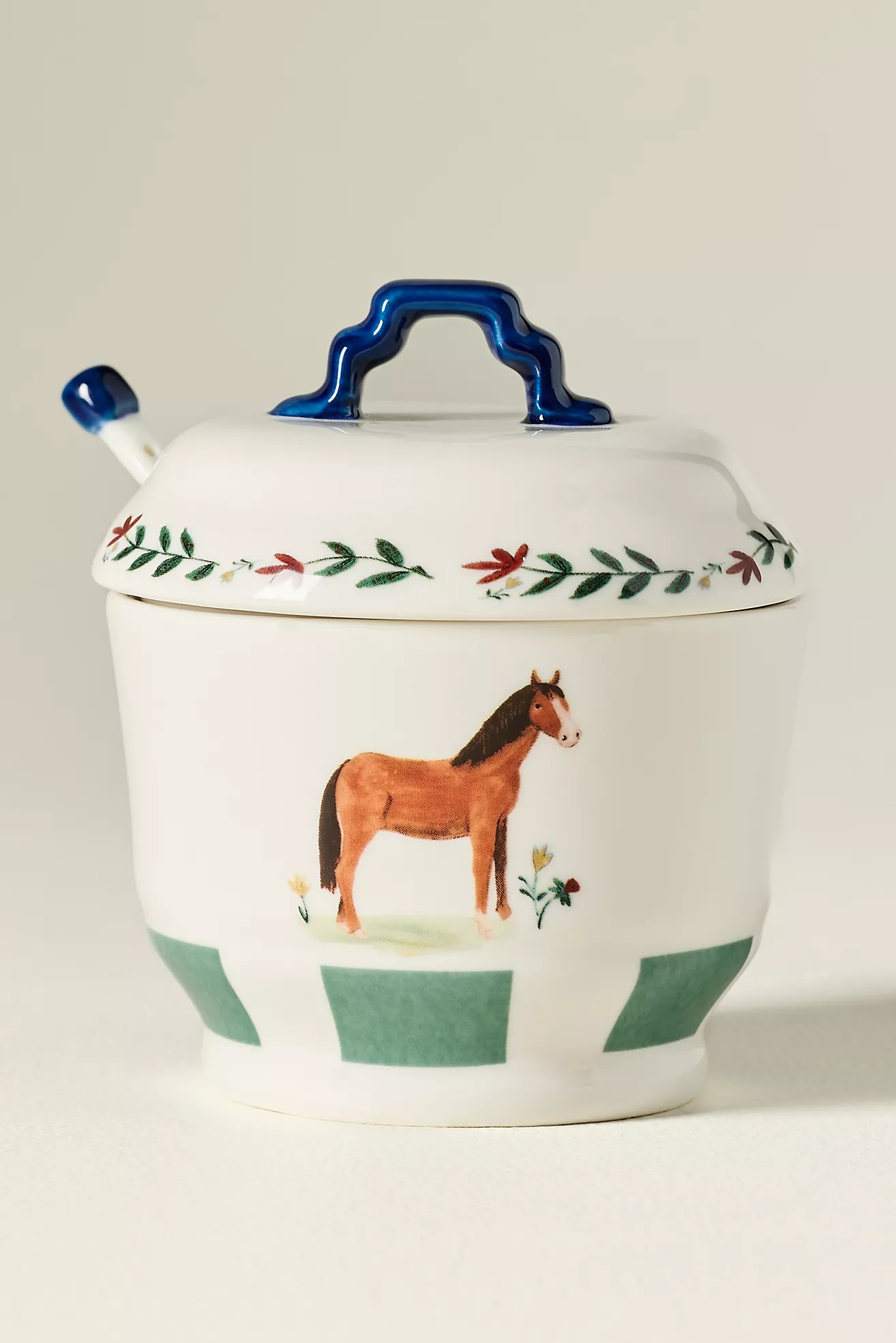 Alana Stoneware Horse Sugar Pot | Anthropologie (US)