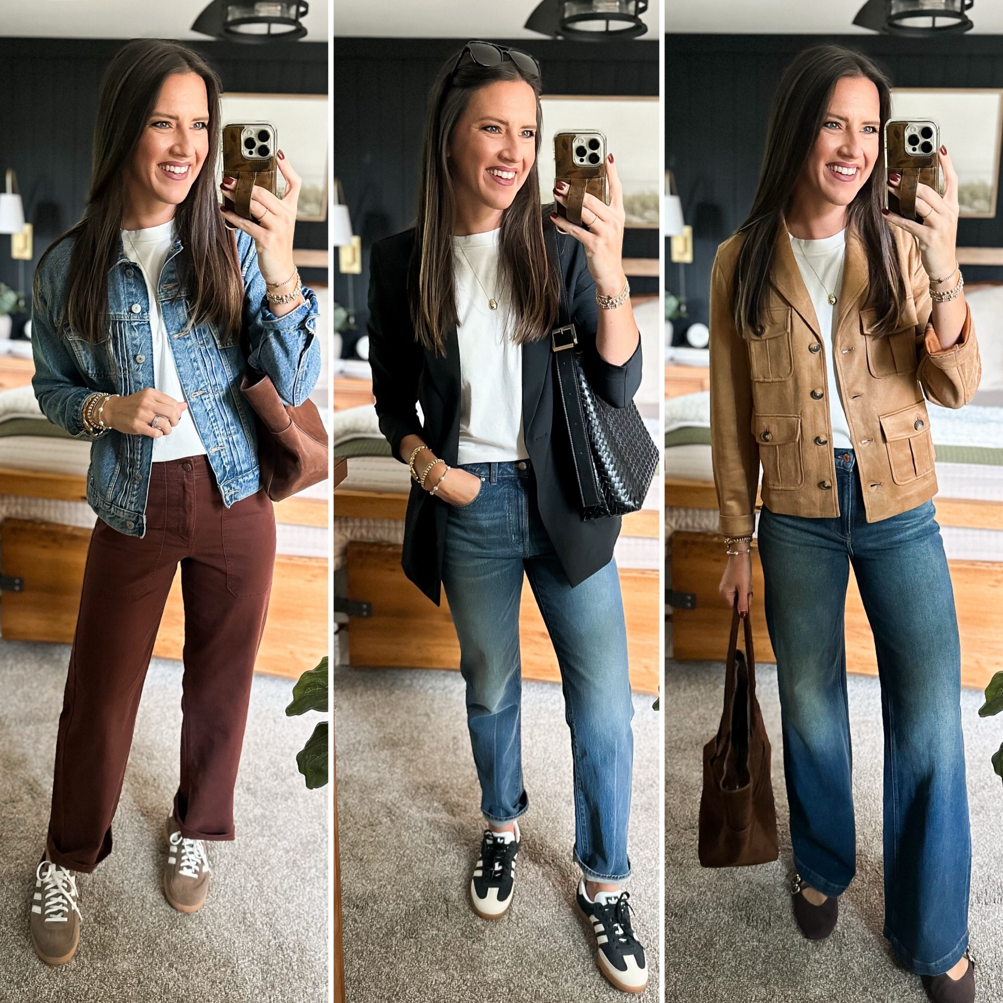Fall Capsule Wardrobe - White Tee (mine is sold out from Gap so I’m linking two similar options) 