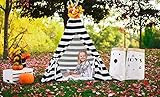 The Teepee Store Black and White Nautical Stripes Heavy Kids Teepee Tent (3 SIZES available, 4 1/2 f | Amazon (US)