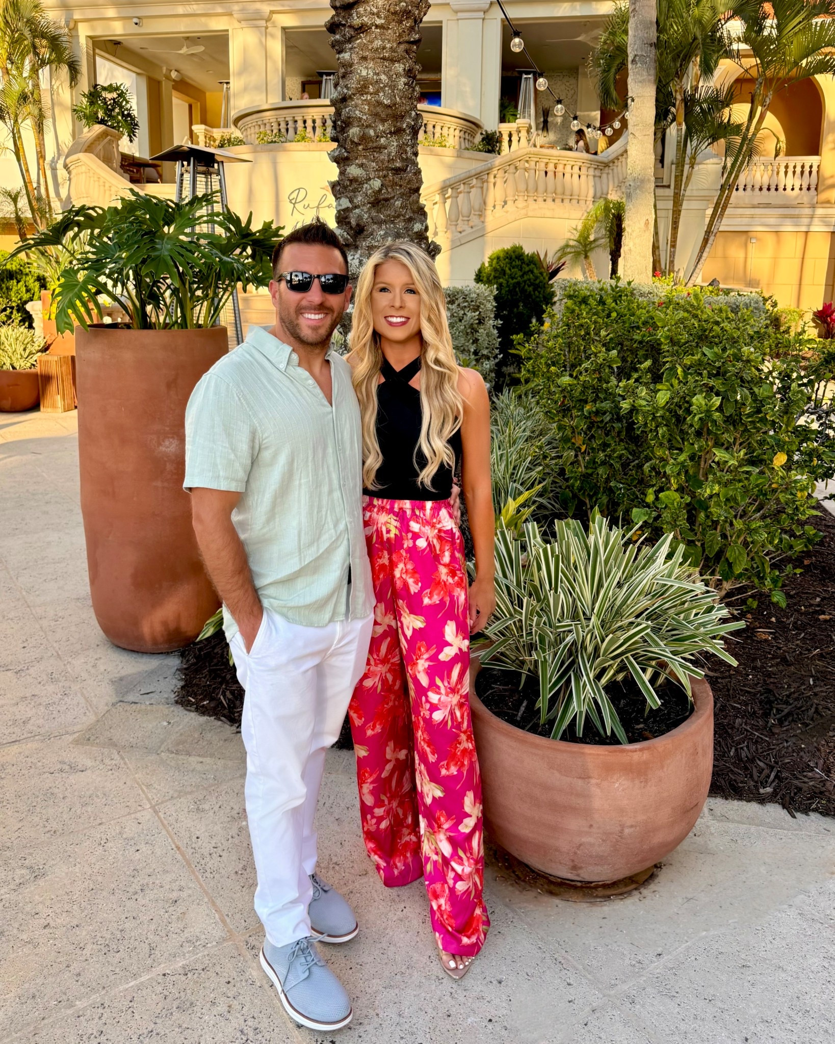 Palazzo Pants styled for a trendy vacation outfit or resortwear look on SALE! These high-rise wide leg satin floral pink pants are 20% off with code: SPRINGTIME

Wide leg pants, highwaisted pants, satin pants, pink pants, vacation pants, resort pants, summer pants, floral pants, high-rise pants, resort outfit, beach outfit, spring outfit, spring pants, 

#LTKSeasonal #LTKSaleAlert #LTKTravel