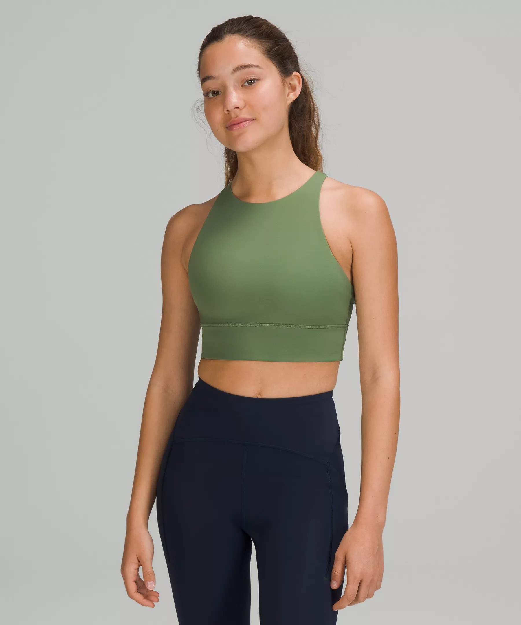 Energy High-Neck Longline Tough Bra Medium Support, B–D Cups | Lululemon (US)