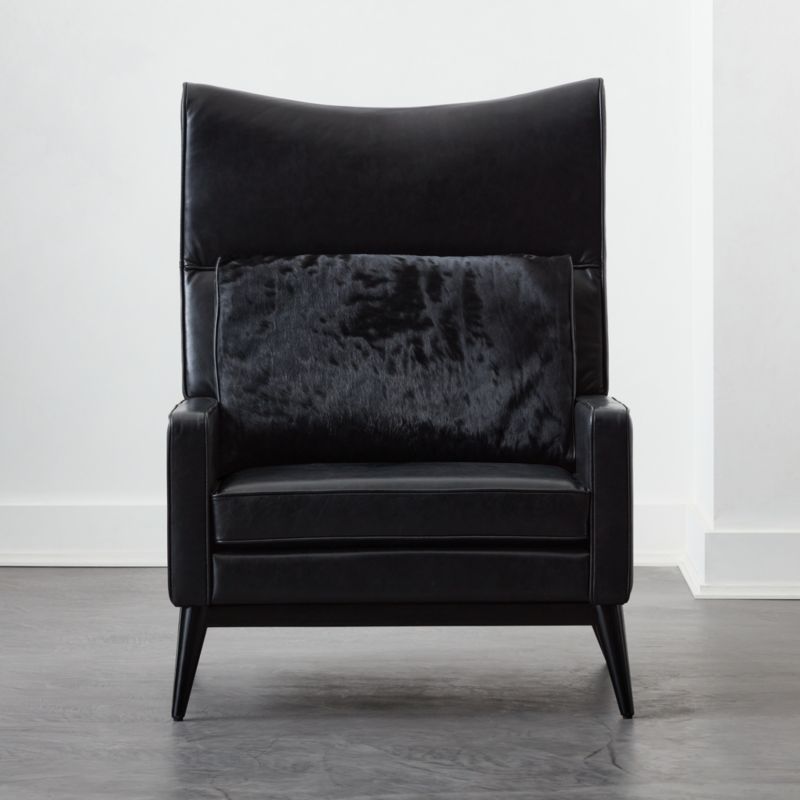 Embassy Black Lounge Chair Model 314 + Reviews | CB2 | CB2