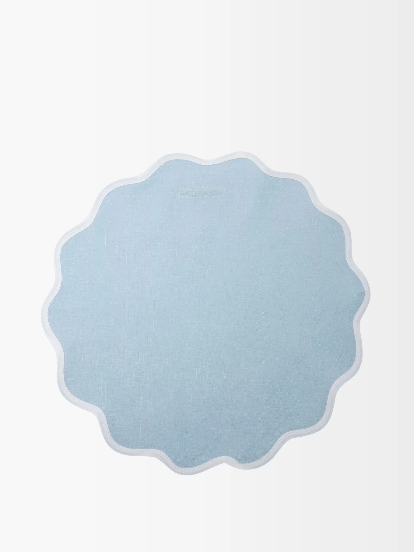 Set of four scallop-edged linen placemats | Angela Wickstead | Matches (US)