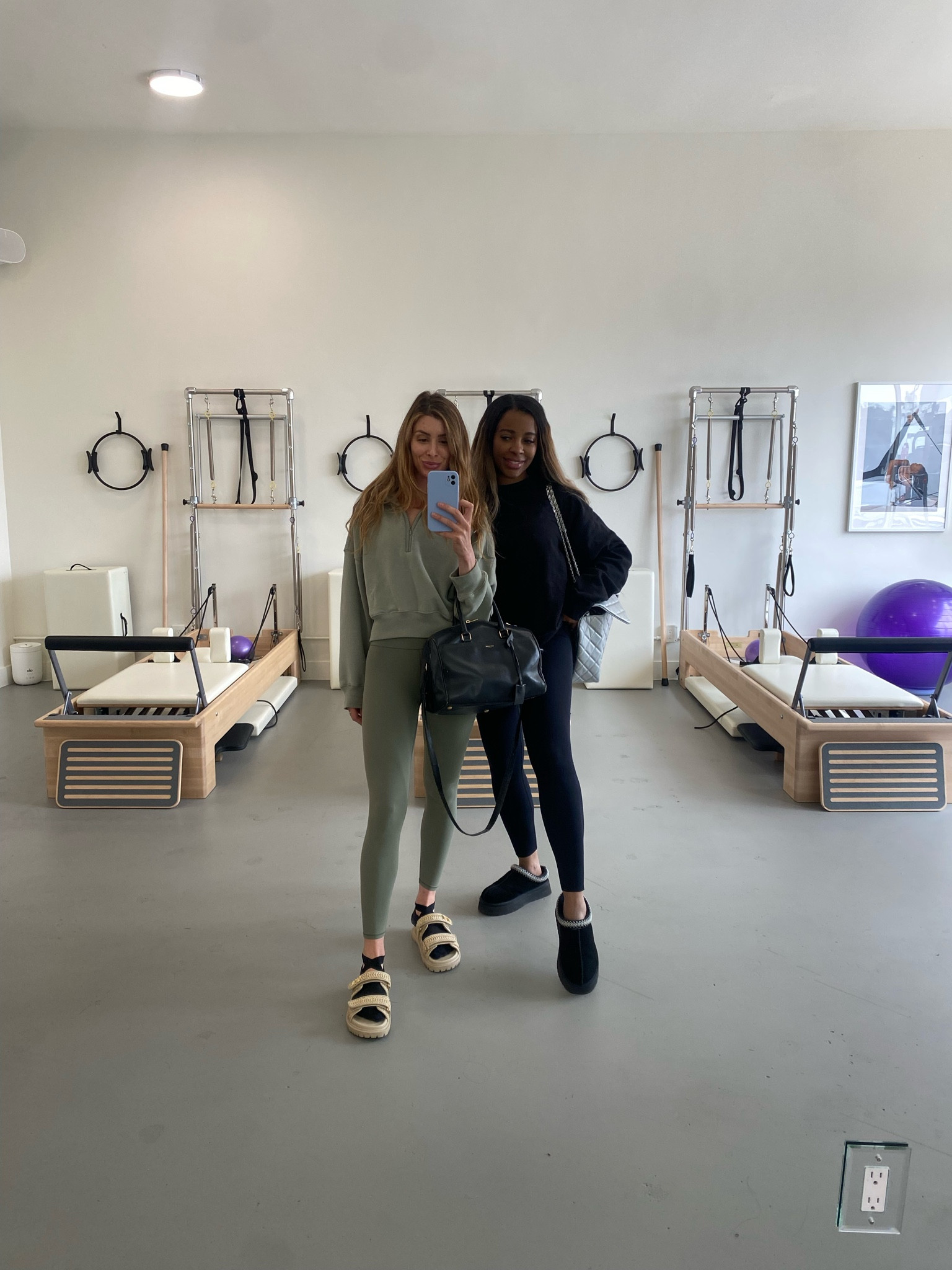 Pilates @embodypilates Wearing alo and Shira is wearing Vuori 💕

#LTKstyletip #LTKfindsunder100 #LTKfitness