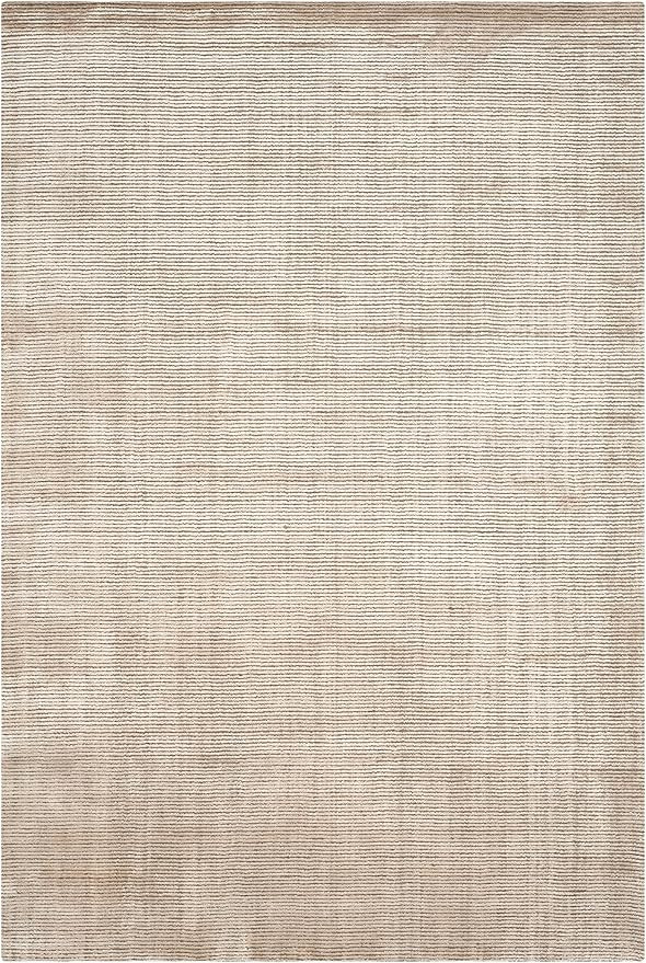 SAFAVIEH Mirage Collection 9' x 12' Silver MIR235A Handmade Modern Wool & Viscose Area Rug | Amazon (US)